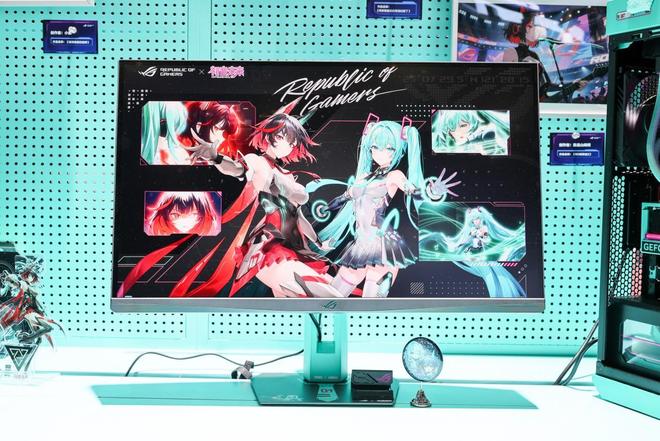 初音未来版电竞显示器双模新品闪耀登场BW2025 ROG绝神 RO姬x(图2)